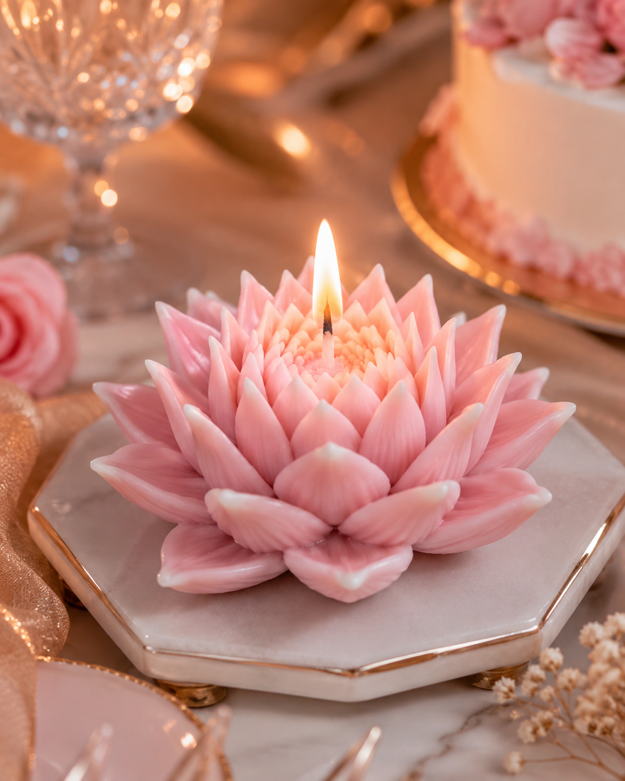 Wedding favour candles