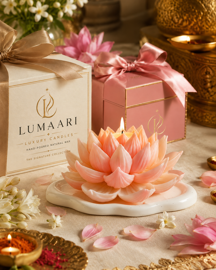 The Lotus, in pure soy wax 🌸